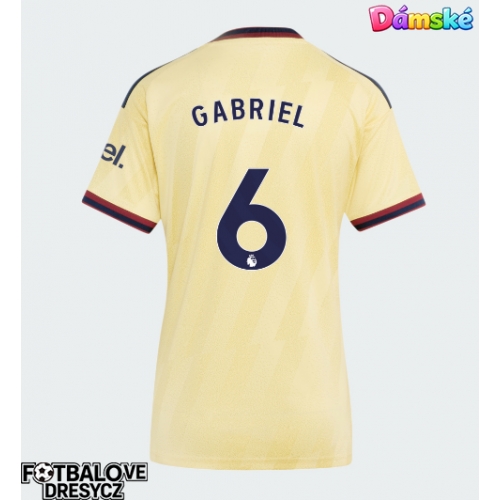 Arsenal Gabriel Magalhaes #6 Dámské Alternativní Dres 2026-27 Krátký Rukáv Arsenal Gabriel Magalhaes #6 Dámské Alternativní Dres 2026-27 Krátký Rukáv